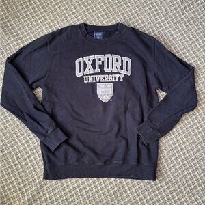Oxford University Navy Collegiate Sweater